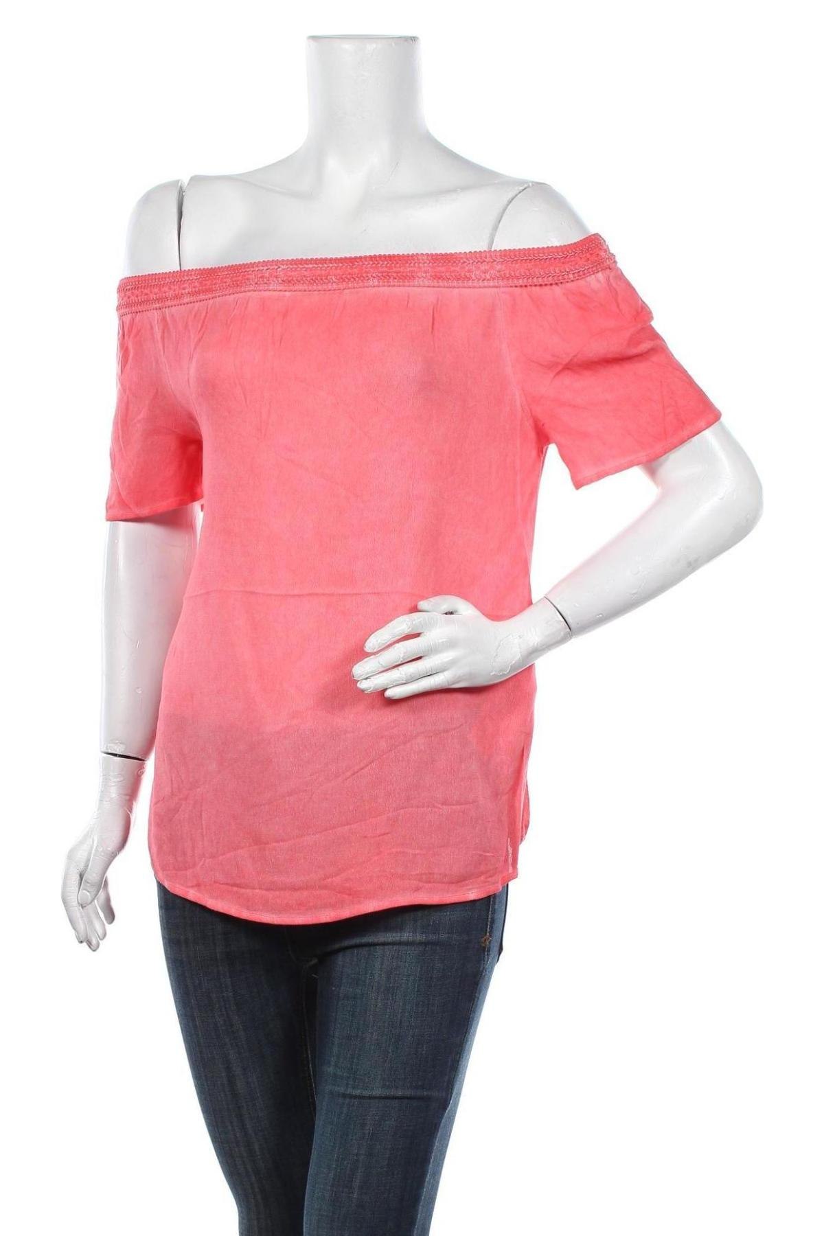 Γυναικεία μπλούζα Comma,, Μέγεθος M, Χρώμα Ρόζ , Βισκόζη, Τιμή 16,06 €