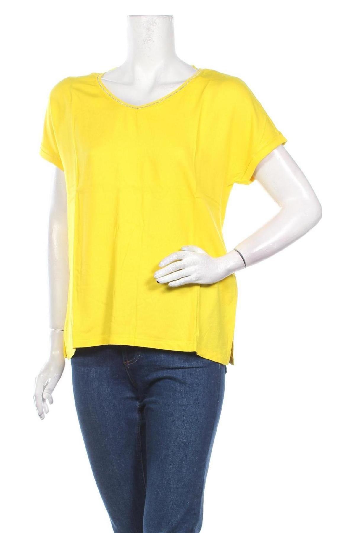 Дамска блуза Street One, Размер L, Цвят Жълт, Цена 13,80 лв.