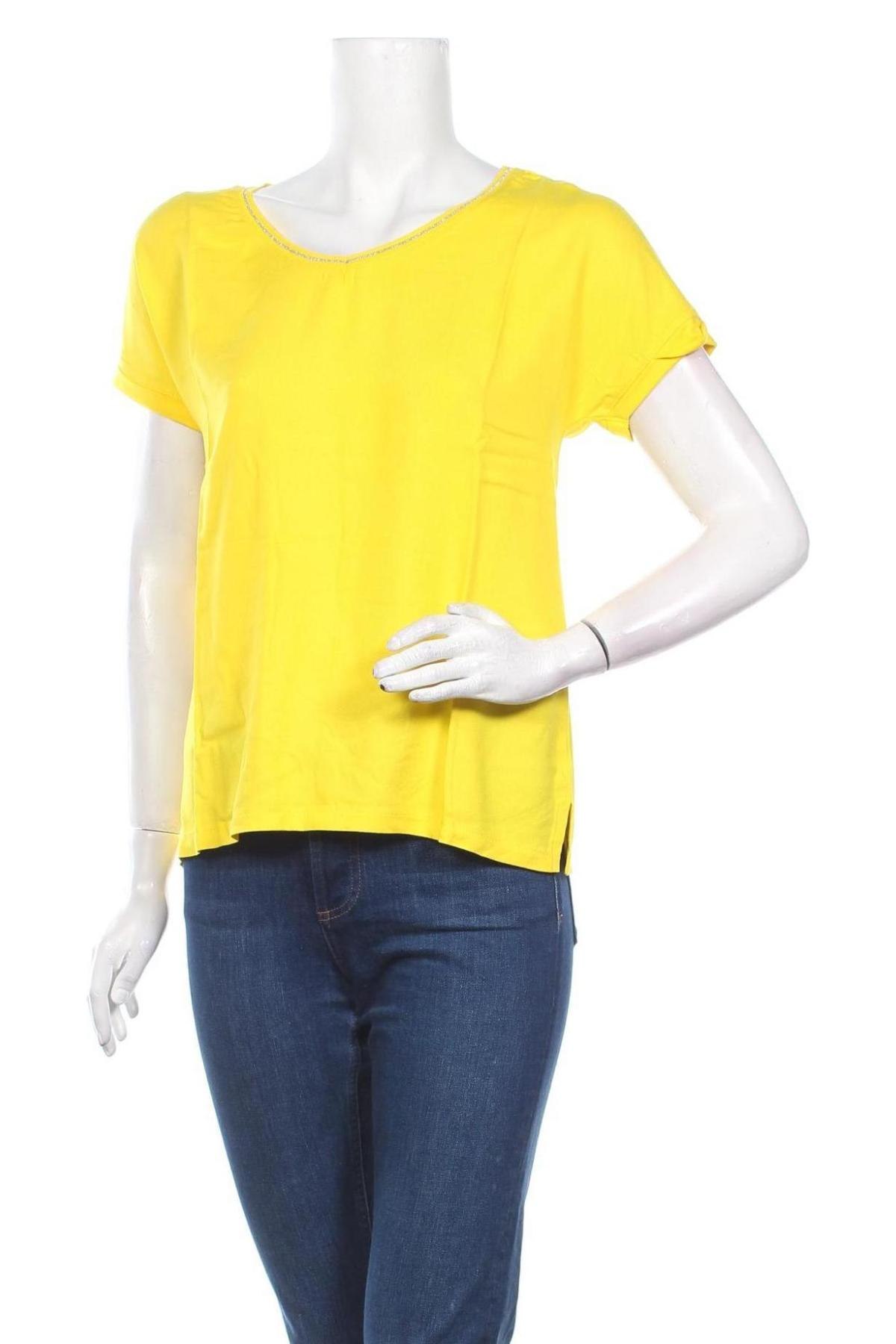 Γυναικεία μπλούζα Street One, Μέγεθος M, Χρώμα Κίτρινο, 95% βισκόζη, 5% ελαστάνη, Τιμή 17,78 €