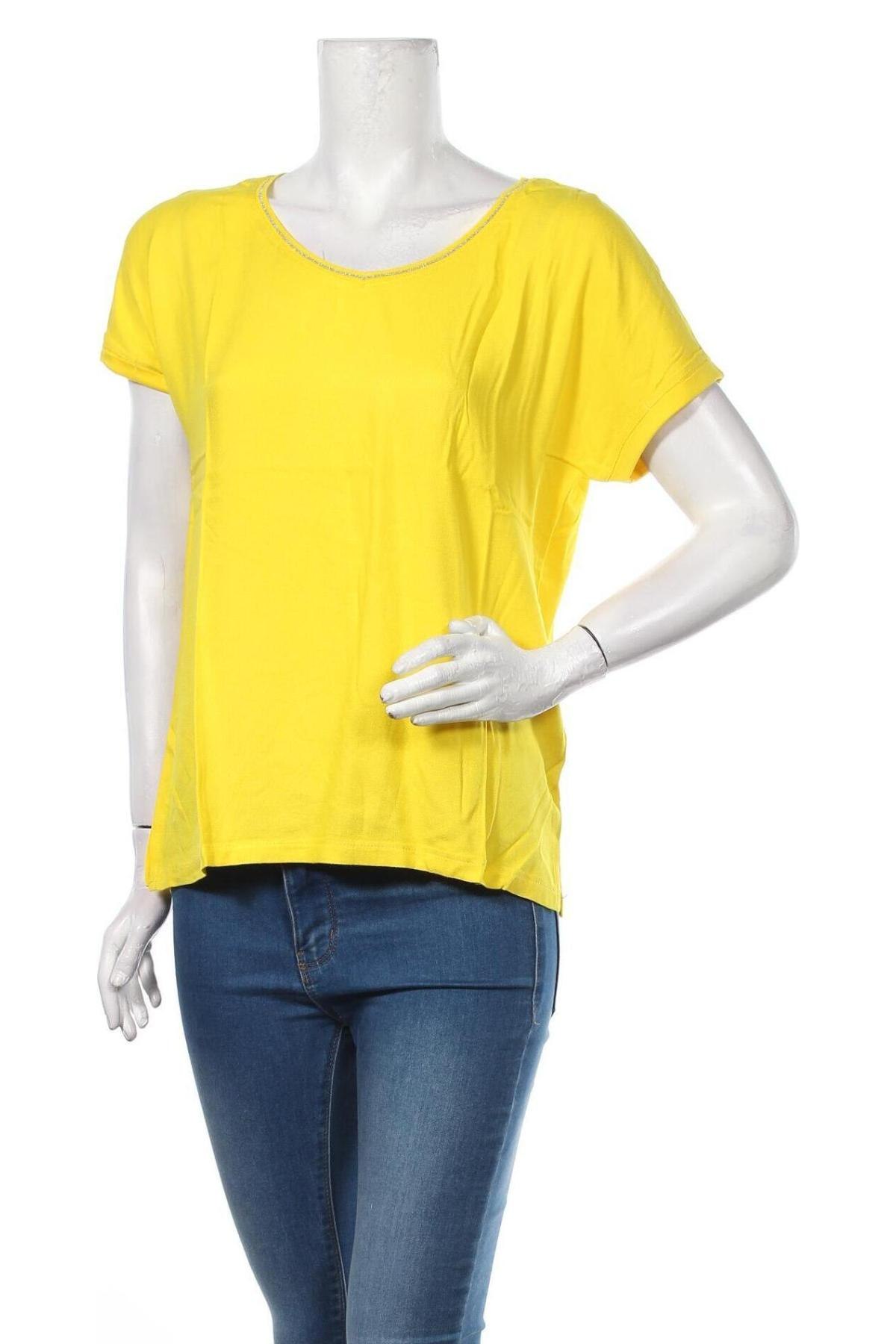 Дамска блуза Street One, Размер M, Цвят Жълт, Цена 41,40 лв.
