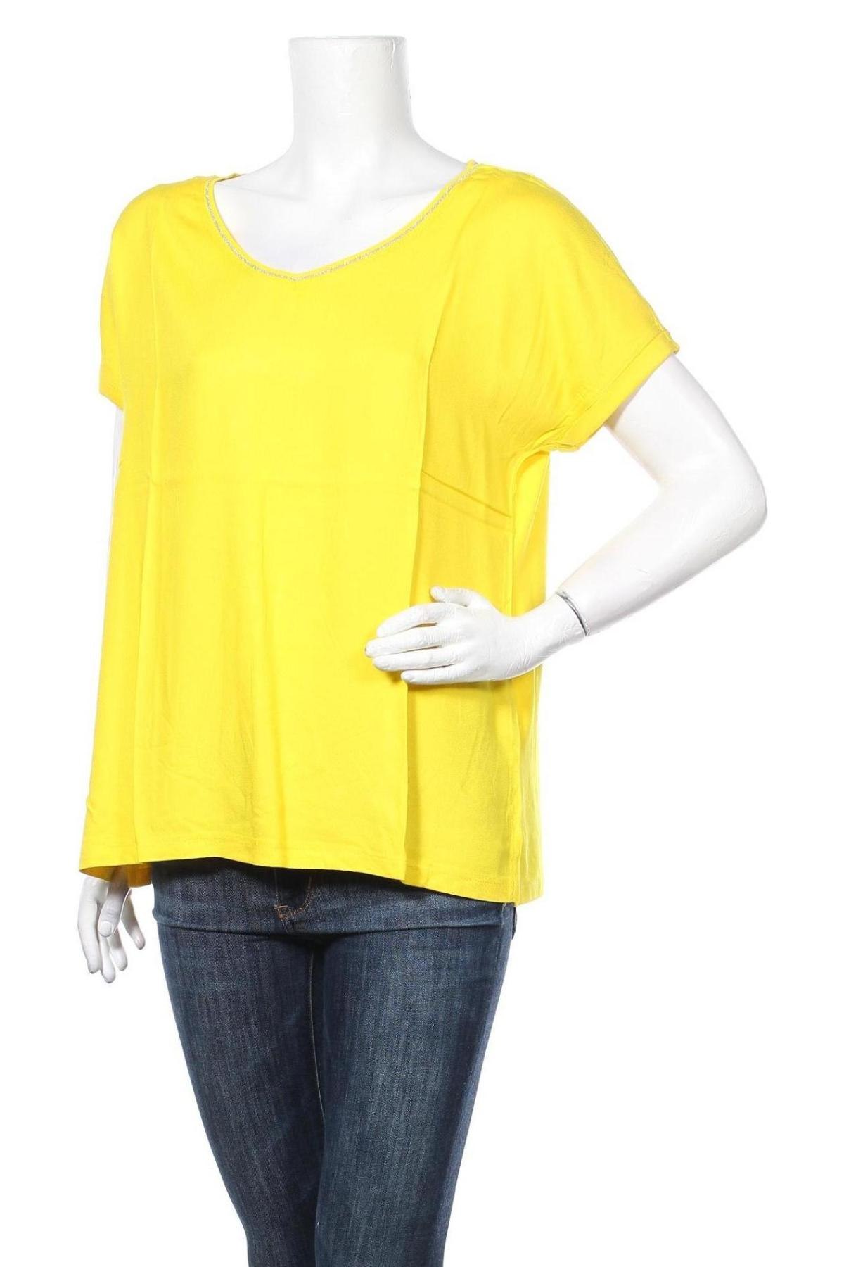 Дамска блуза Street One, Размер L, Цвят Жълт, Цена 13,80 лв.