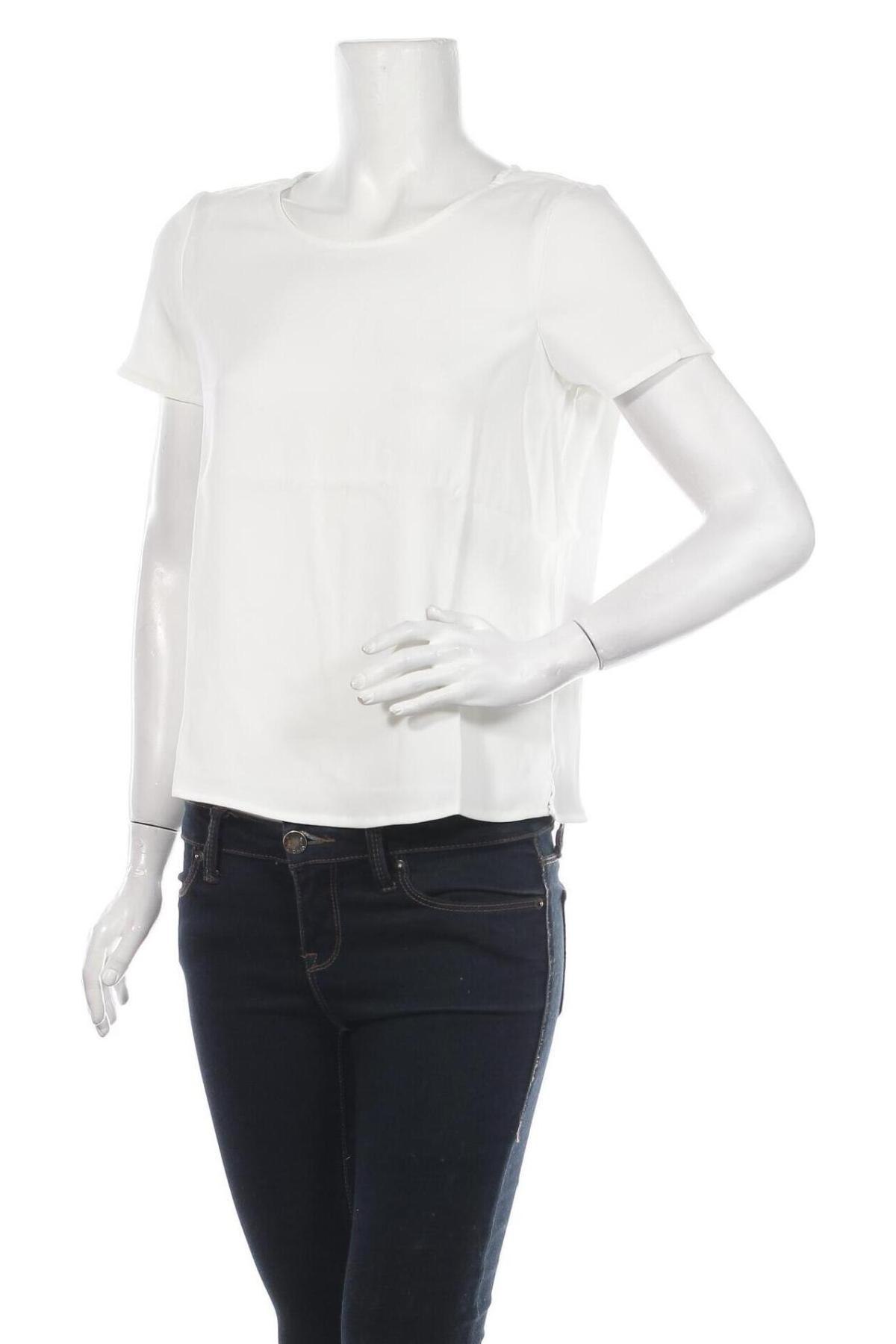 Γυναικεία μπλούζα Vila, Μέγεθος XS, Χρώμα Λευκό, 96% πολυεστέρας, 4% ελαστάνη, Τιμή 9,96 €