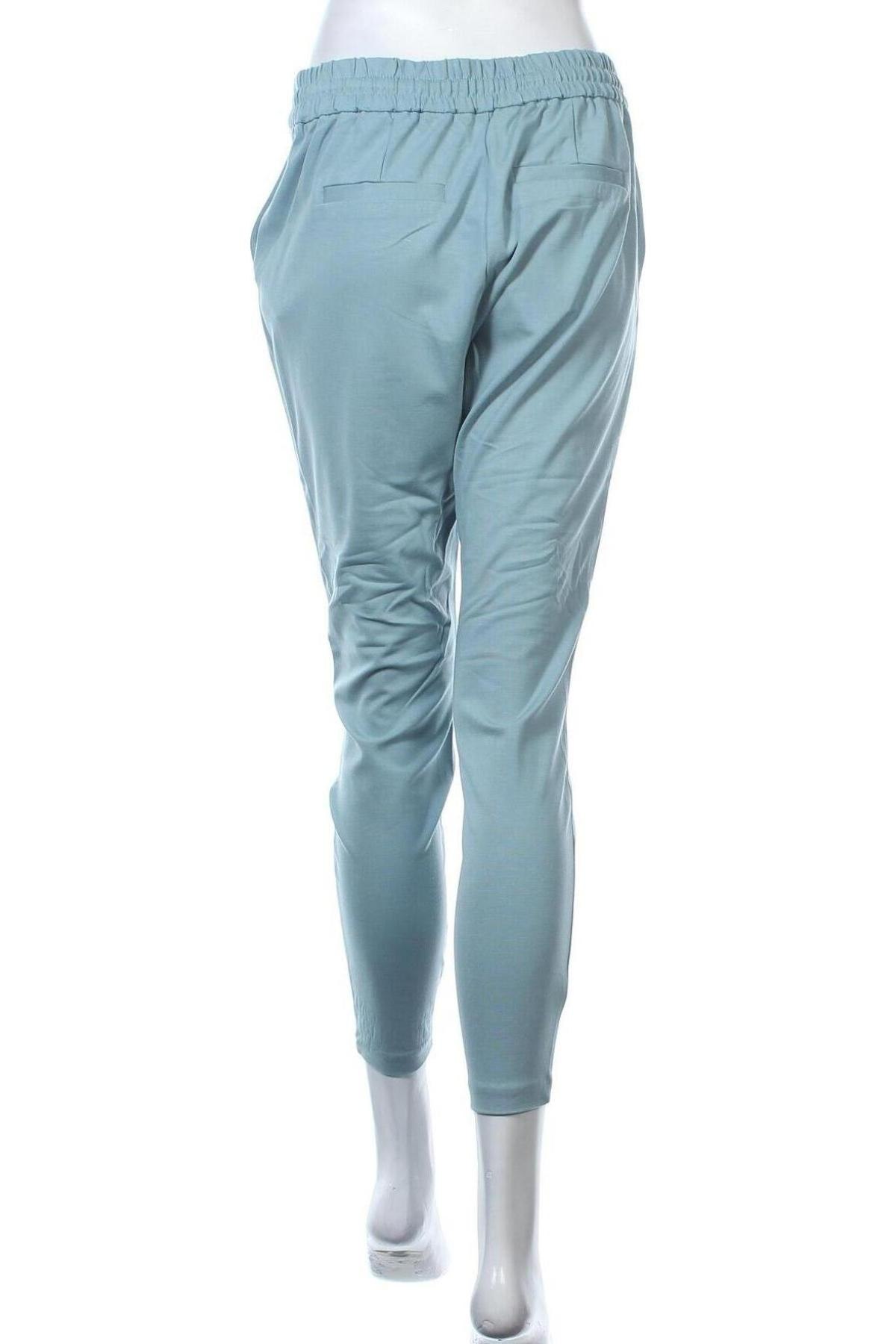 Дамски панталон Vero Moda, Размер M, Цвят Син, 65% вискоза, 30% полиамид, 5% еластан, Цена 51,75 лв.