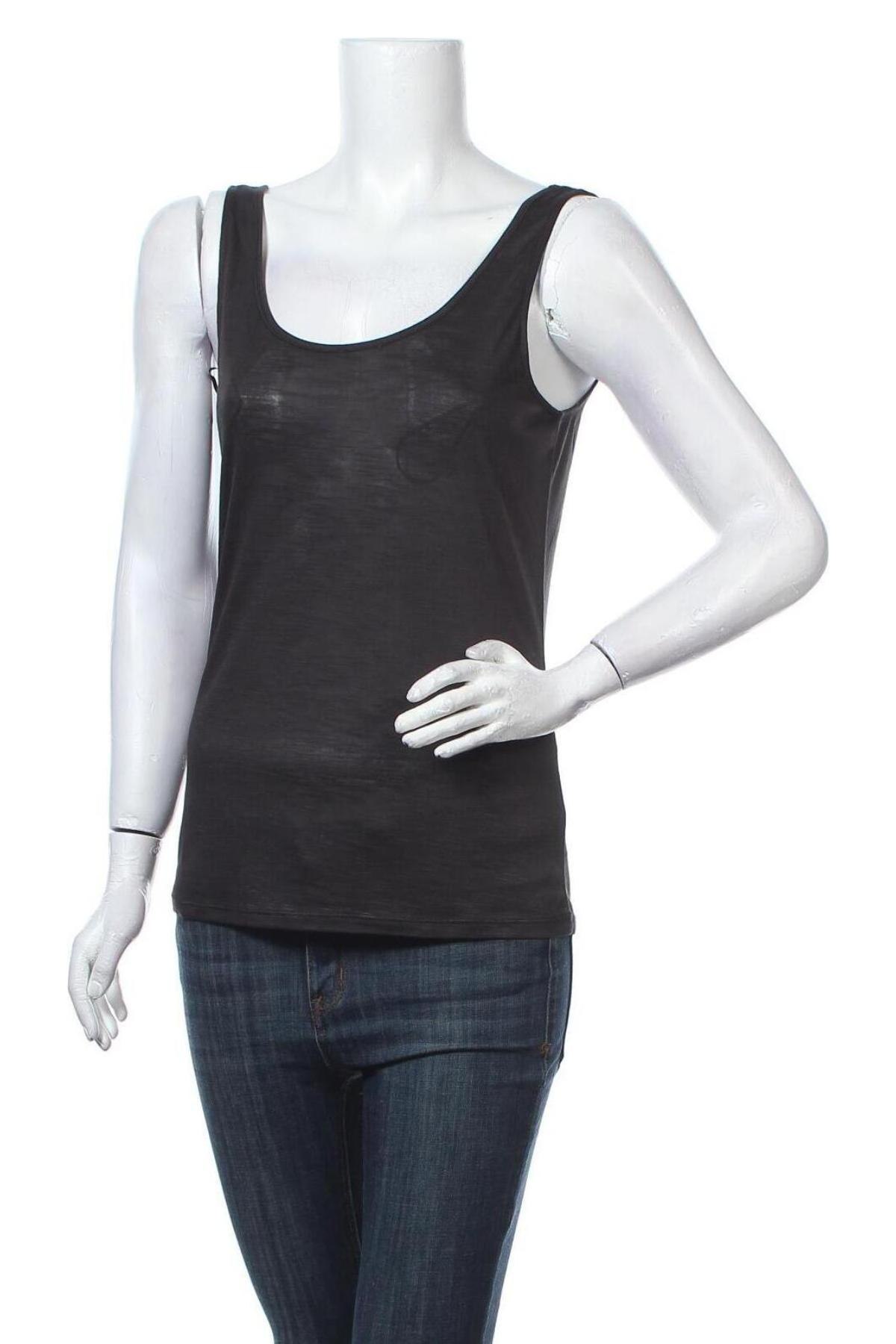 Γυναικείο αμάνικο μπλουζάκι Vila, Μέγεθος S, Χρώμα Μαύρο, 74% βισκόζη, 26% πολυεστέρας, Τιμή 6,10 €