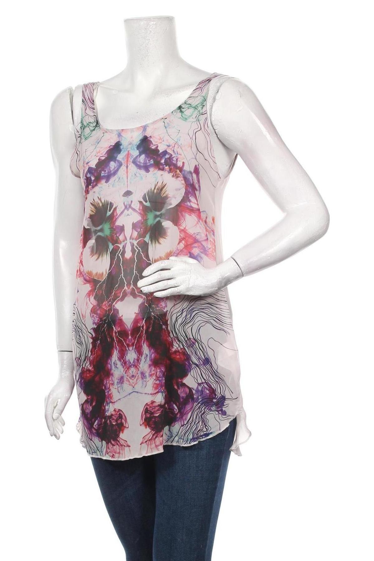 Γυναικείο αμάνικο μπλουζάκι Zara, Μέγεθος M, Χρώμα Πολύχρωμο, 100% πολυεστέρας, Τιμή 12,62 €