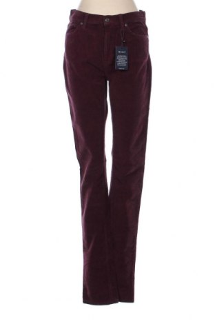 Pantaloni de velvet de femei Gant, Mărime M, Culoare Mov, Preț 27,11 Lei