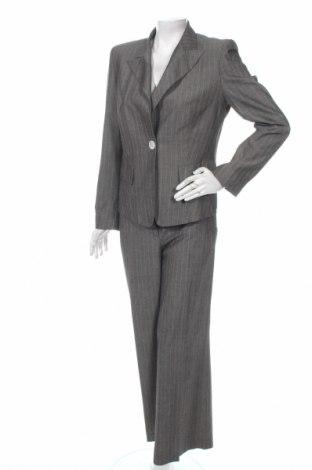 Дамски костюм Marella, Размер L, Цвят Сив, 84% вискоза, 7% вълна, Цена 344,00 лв.