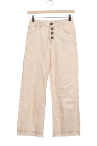 Дамски панталон Bershka, Размер XS, Цвят Екрю, Цена 45,00 лв.
