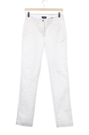 Дамски панталон Gant, Размер XS, Цвят Бял, Цена 206,00 лв.