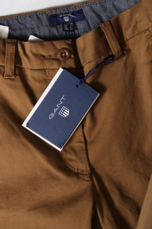 Дамски панталон Gant, Размер XS, Цвят Кафяв, Цена 41,20 лв.