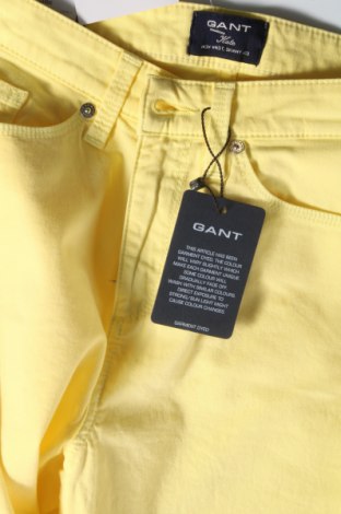 Дамски панталон Gant, Размер M, Цвят Жълт, Цена 43,26 лв.