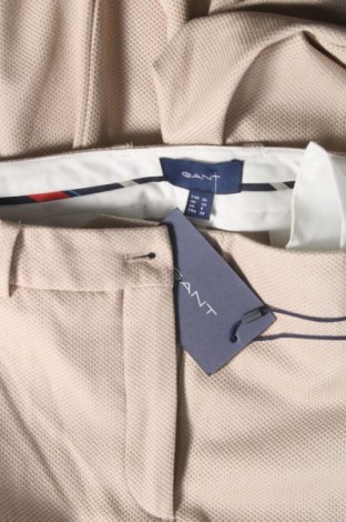 Pantaloni de femei Gant, Mărime S, Culoare Bej, Preț 677,63 Lei