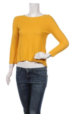 Γυναικείο πουλόβερ Zara Knitwear, Μέγεθος S, Χρώμα Κίτρινο, Τιμή 2,50 €