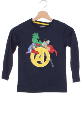Детска блуза Marvel, Размер 6-7y/ 122-128 см, Цвят Син, Цена 20,16 лв.