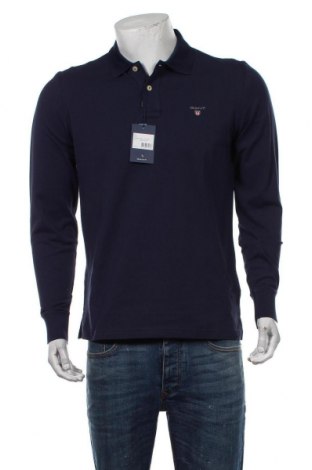 Мъжка блуза Gant, Размер M, Цвят Син, Памук, Цена 137,60 лв.