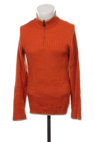 Мъжки пуловер Cortefiel, Размер M, Цвят Оранжев, Цена 13,25 лв.