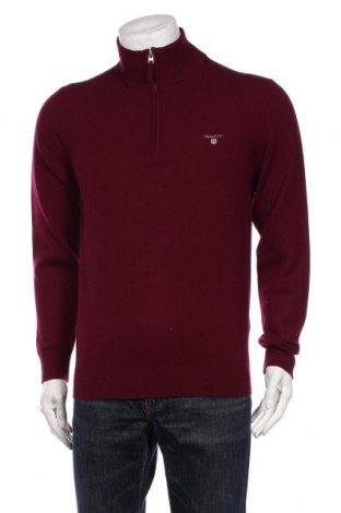 Мъжки пуловер Gant, Размер M, Цвят Лилав, Вълна, Цена 192,75 лв.