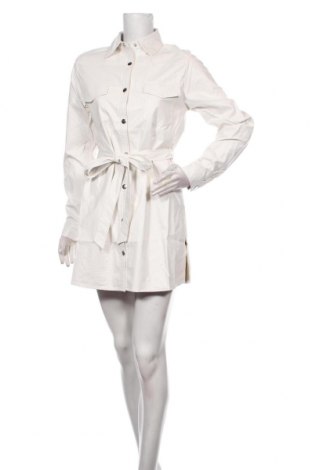 Δερμάτινο φόρεμα NA-KD, Μέγεθος S, Χρώμα Λευκό, Τιμή 20,93 €