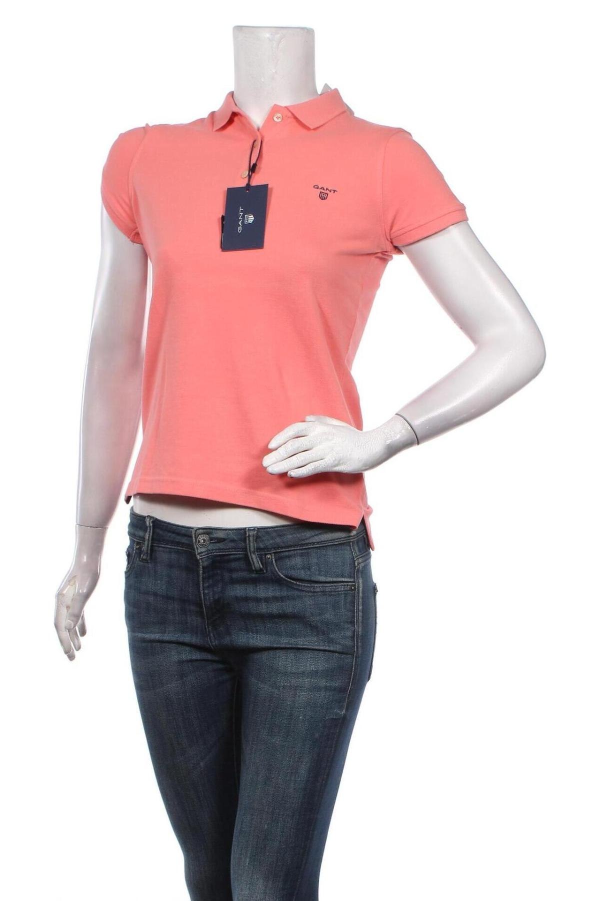 Дамска тениска Gant, Размер XS, Цвят Розов, Цена 137,00 лв.