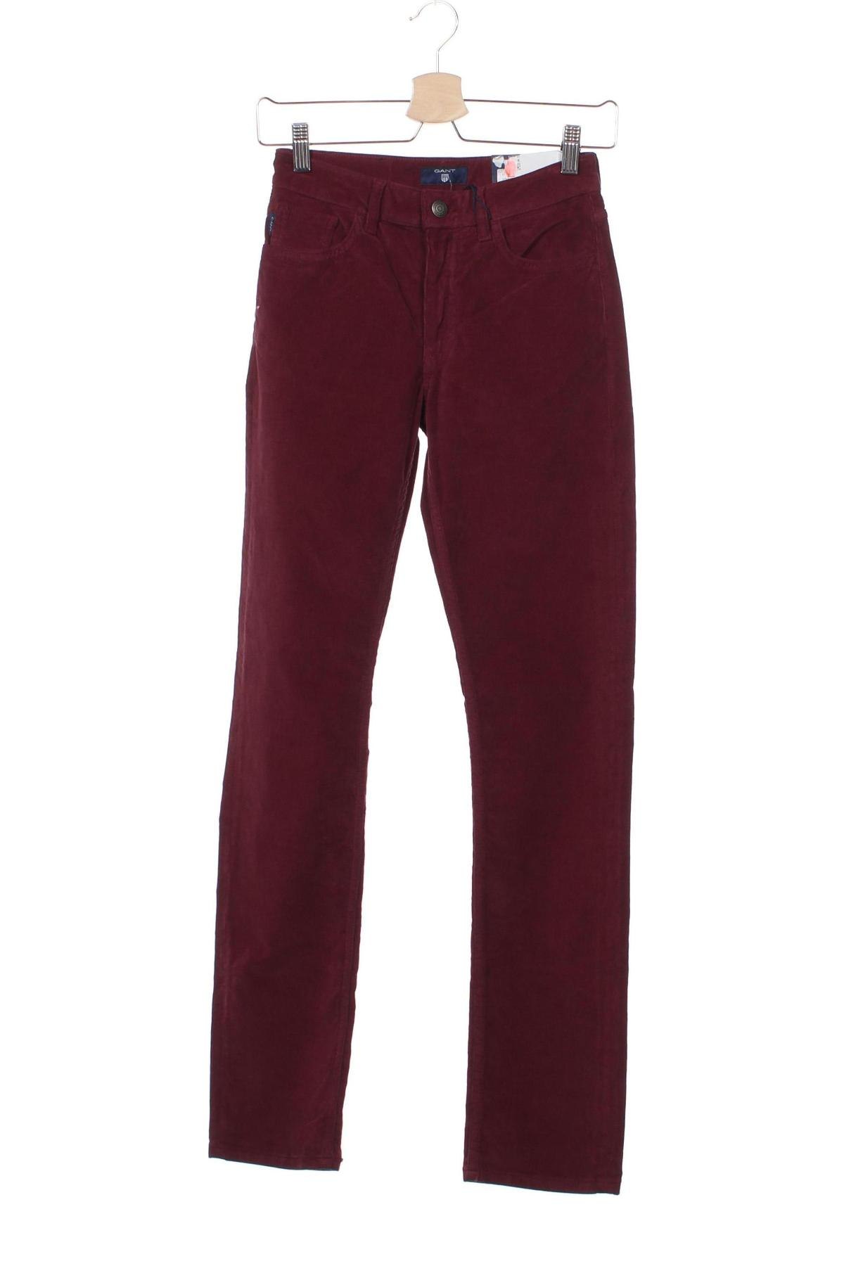 Дамски джинси Gant, Размер XS, Цвят Червен, Цена 51,50 лв.