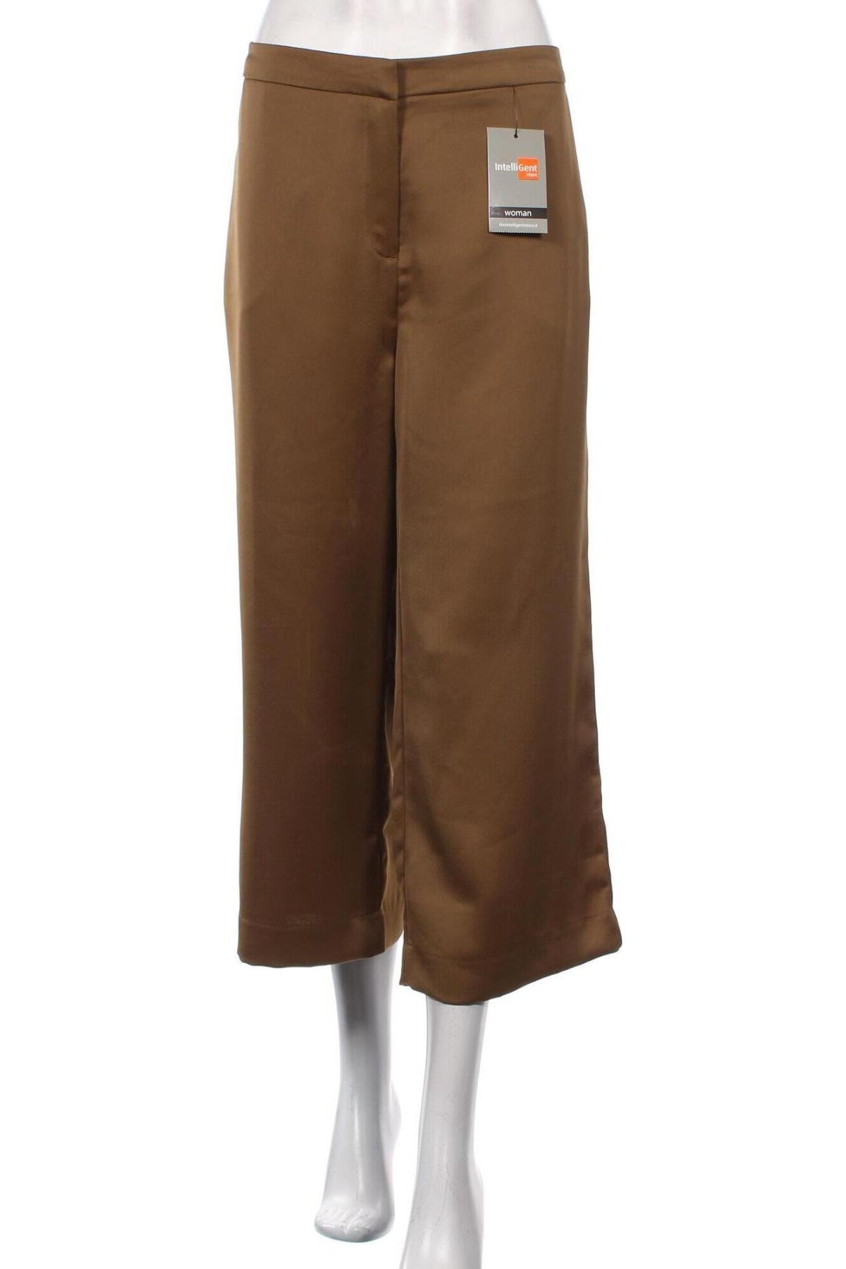 Дамски панталон Piazza Italia, Размер XL, Цвят Кафяв, Цена 15,00 лв.