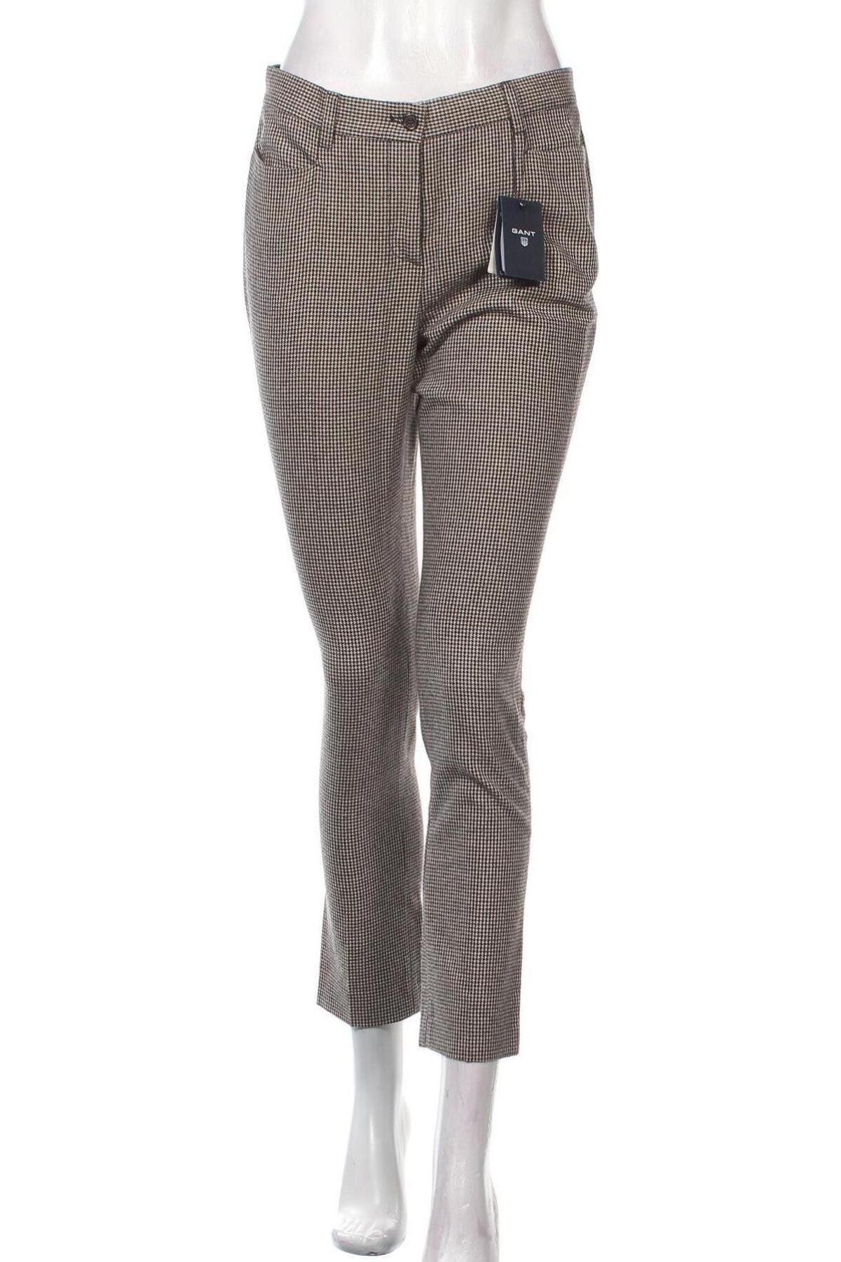 Дамски панталон Gant, Размер S, Цвят Кафяв, Цена 45,32 лв.