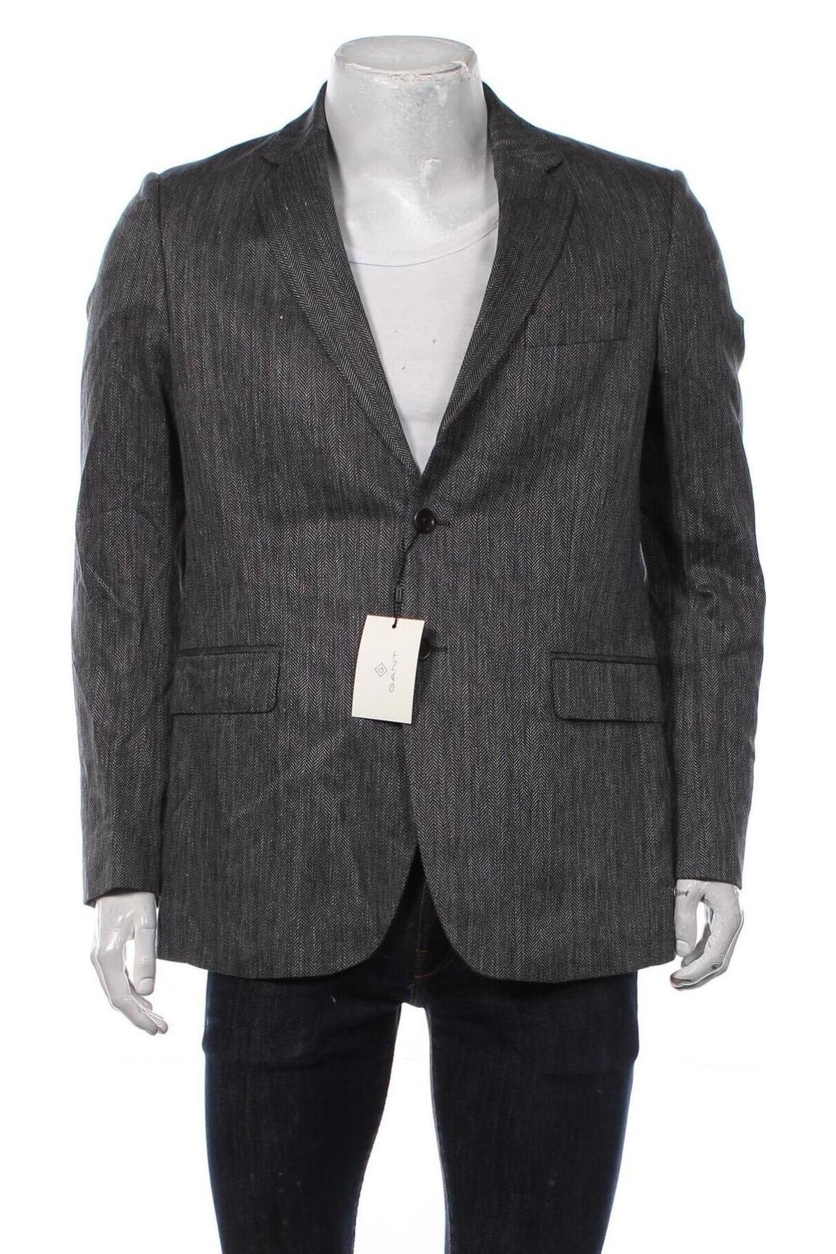 Ανδρικό σακάκι Gant, Μέγεθος M, Χρώμα Γκρί, Τιμή 194,85 €