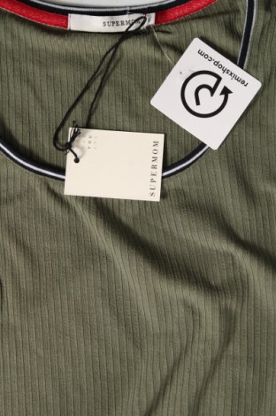 Bluză pentru gravide Supermom, Mărime S, Culoare Verde, Preț 28,55 Lei