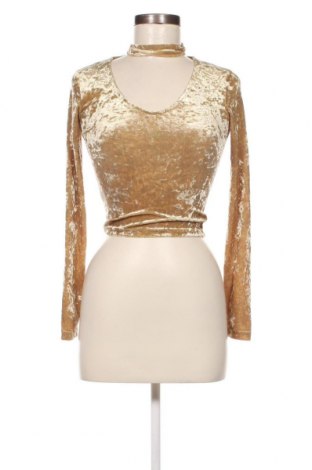 Γυναικεία μπλούζα, Μέγεθος XS, Χρώμα Χρυσαφί, Τιμή 11,75 €