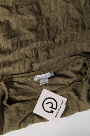 Γυναικεία μπλούζα Amisu, Μέγεθος XL, Χρώμα Πράσινο, Τιμή 2,23 €
