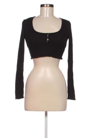 Γυναικεία μπλούζα Bershka, Μέγεθος S, Χρώμα Μαύρο, Τιμή 7,03 €