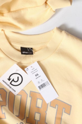 Γυναικεία μπλούζα Gina Tricot, Μέγεθος XS, Χρώμα Κίτρινο, Τιμή 3,30 €