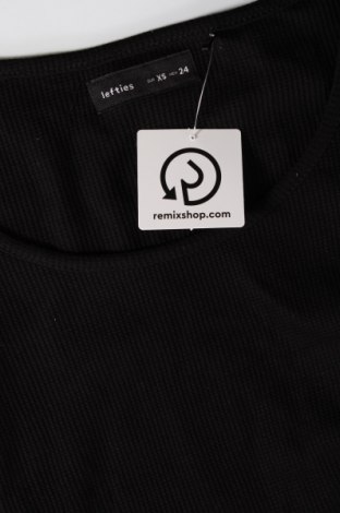 Γυναικεία μπλούζα Lefties, Μέγεθος XS, Χρώμα Μαύρο, Τιμή 5,27 €
