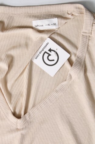 Γυναικεία μπλούζα Lefties, Μέγεθος XL, Χρώμα  Μπέζ, Τιμή 5,43 €
