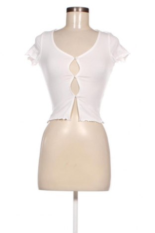 Γυναικεία μπλούζα Monki, Μέγεθος XS, Χρώμα Λευκό, Τιμή 8,22 €