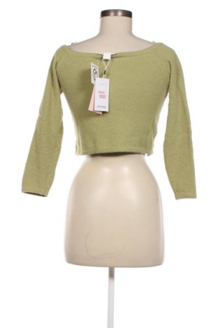 Bluză de femei Monki, Mărime M, Culoare Verde, Preț 56,45 Lei