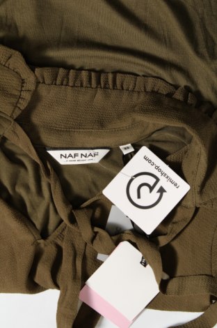 Γυναικεία μπλούζα Naf Naf, Μέγεθος XS, Χρώμα Πράσινο, Τιμή 5,94 €