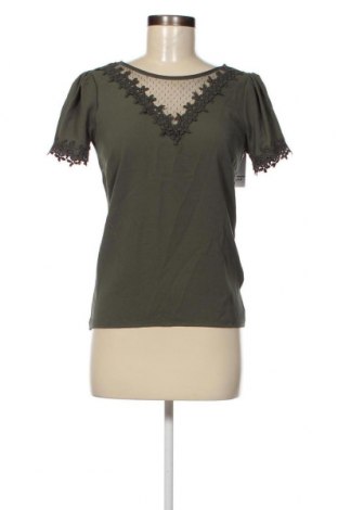 Дамска блуза Naf Naf, Размер S, Цвят Зелен, Цена 16,56 лв.