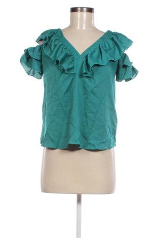 Дамска блуза Naf Naf, Размер XS, Цвят Зелен, Цена 16,56 лв.