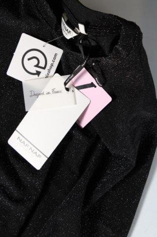 Γυναικεία μπλούζα Naf Naf, Μέγεθος S, Χρώμα Μαύρο, Τιμή 5,94 €