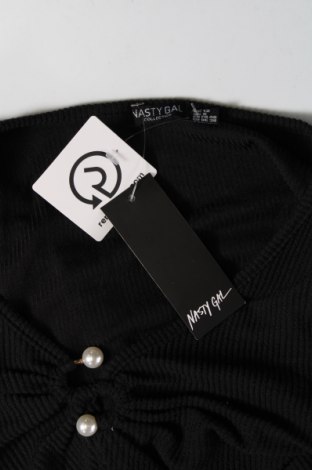 Γυναικεία μπλούζα Nasty Gal, Μέγεθος M, Χρώμα Μαύρο, Τιμή 4,08 €