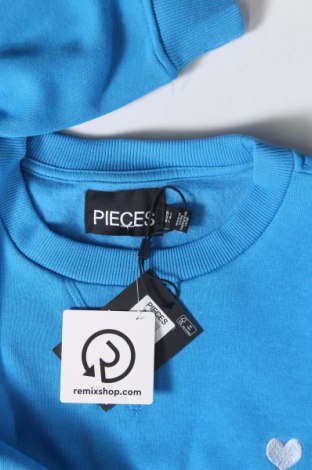 Γυναικεία μπλούζα Pieces, Μέγεθος L, Χρώμα Μπλέ, Τιμή 5,36 €