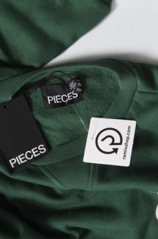 Γυναικεία μπλούζα Pieces, Μέγεθος XS, Χρώμα Πράσινο, Τιμή 4,12 €