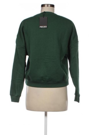 Γυναικεία μπλούζα Pieces, Μέγεθος XS, Χρώμα Πράσινο, Τιμή 4,12 €