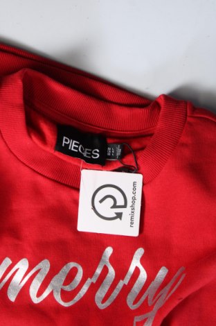Дамска блуза Pieces, Размер L, Цвят Червен, Цена 8,00 лв.