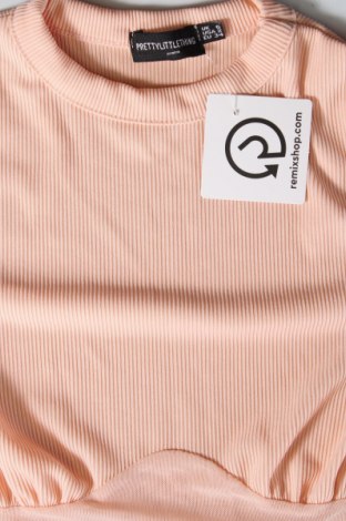 Γυναικεία μπλούζα Pretty Little Thing, Μέγεθος XS, Χρώμα  Μπέζ, Τιμή 2,35 €