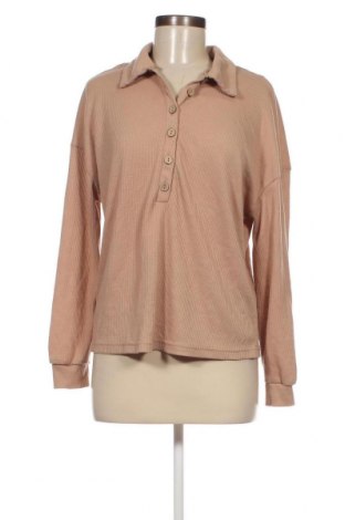 Дамска блуза SHEIN, Размер S, Цвят Бежов, Цена 5,13 лв.