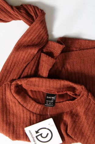 Γυναικεία μπλούζα SHEIN, Μέγεθος XS, Χρώμα Καφέ, Τιμή 3,29 €