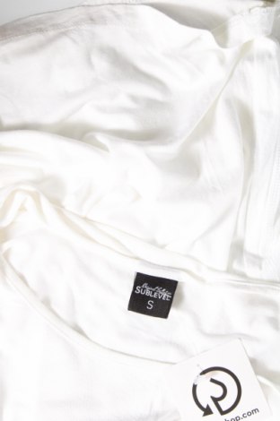 Дамска блуза Sublevel, Размер S, Цвят Бял, Цена 5,70 лв.