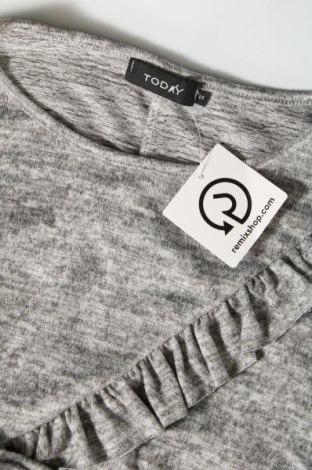 Γυναικεία μπλούζα Today, Μέγεθος S, Χρώμα Γκρί, Τιμή 3,76 €